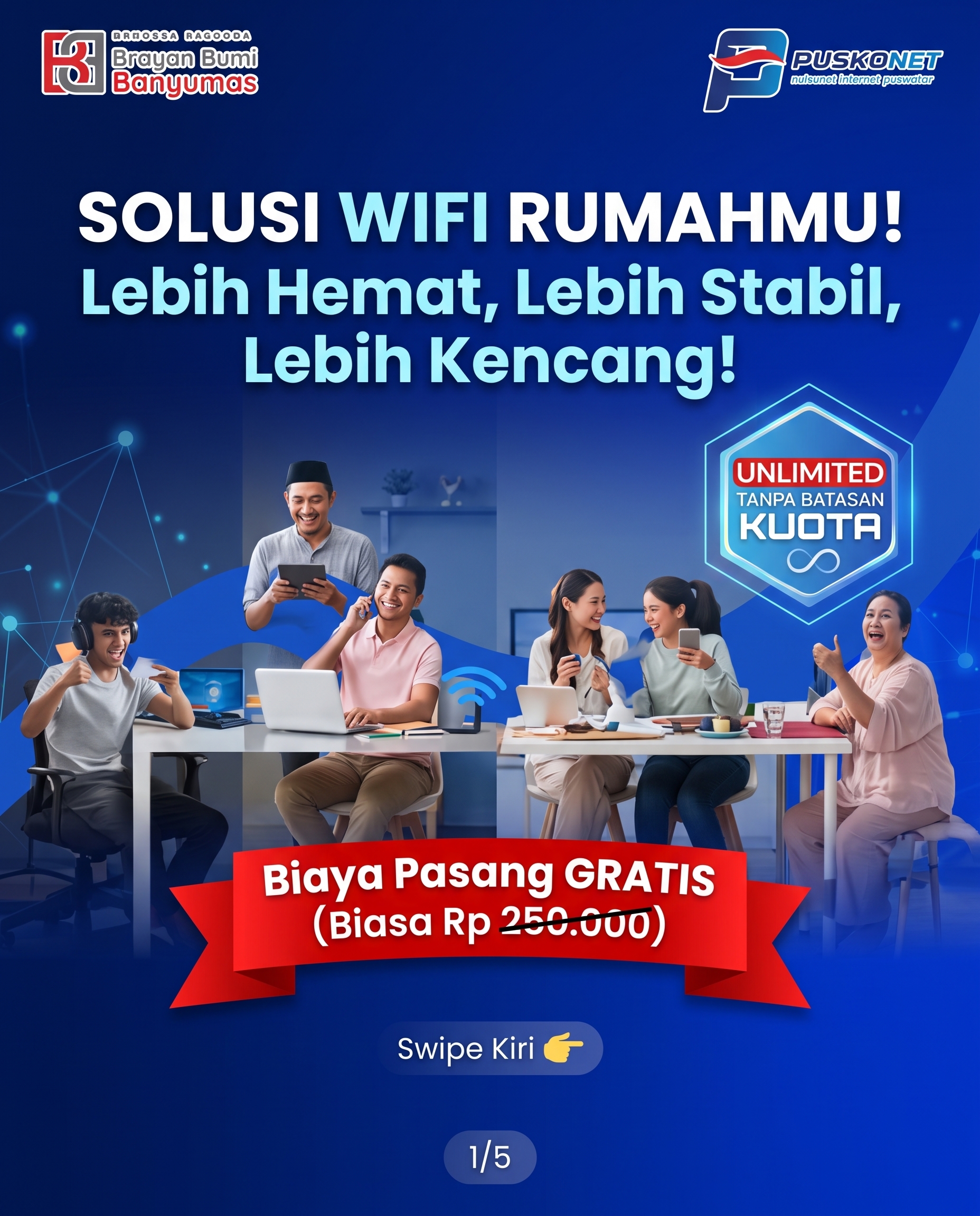 🎉 PASANG WIFI GRATIS BULAN INI! 🎉