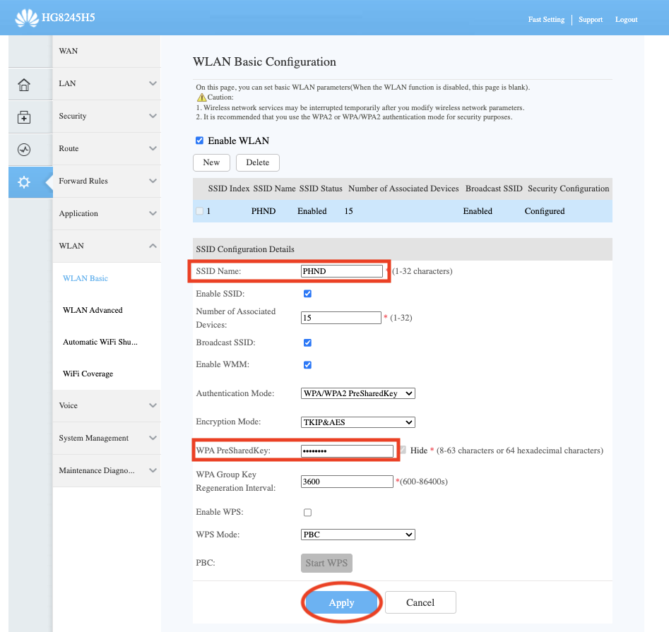 ganti-password-huawei-config